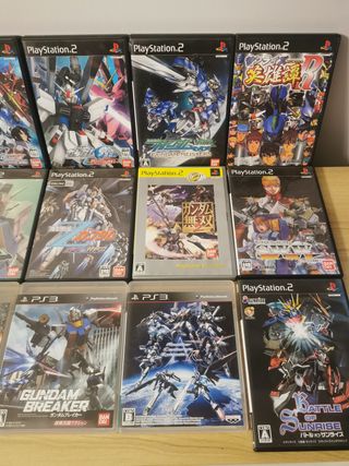 Lote 15 Juegos Gundam PS2/PS3 NTSC-Japonés