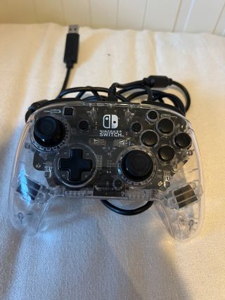 Mando Nintendo Switch Transparente