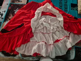 Disfraz de Burlesque Rojo y Amarillo