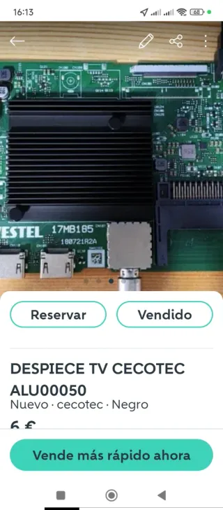 Placa Main Vestel 17MB185