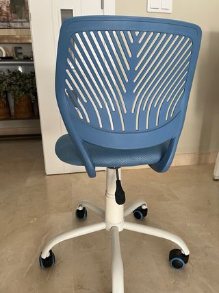 Silla de escritorio infantil azul