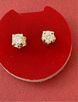 Pendientes Oro 18K Diamantes 1.06 Ct SI1-2/F