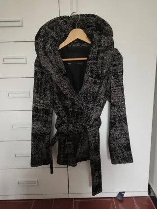Abrigo Zara Mujer Gris