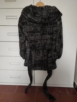 Abrigo Zara Mujer Gris