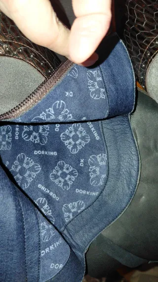 Botines Dorking Talla 39 Marrón/Gris