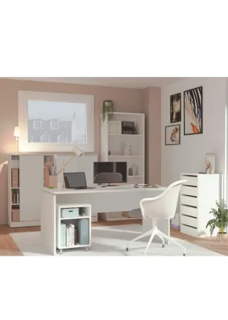 Armario Pitarch blanco con puertas correderas