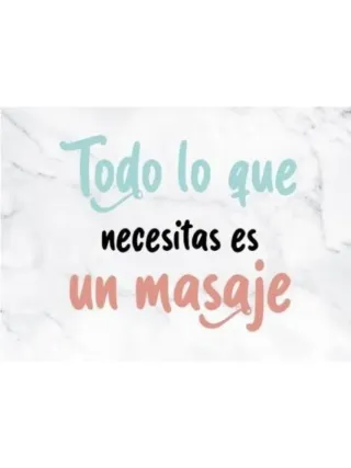 MASAJES Y TERAPIAS.