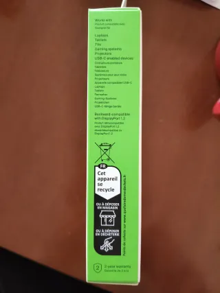 Cable Belkin USB-C a DisplayPort 1.4