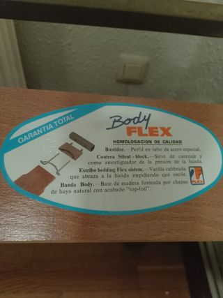 Somier Body Flex Madera Haya