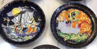 6 Piatti da collezione "Simbad il Marinaio"