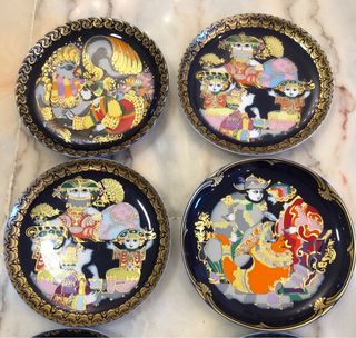 6 Piatti da collezione "Simbad il Marinaio"