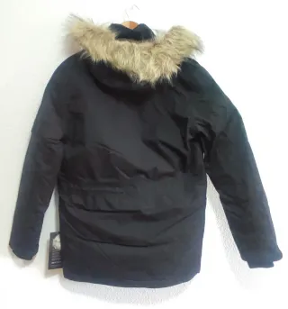 Parka DLX Negra Talla XS - Nueva con etiqueta