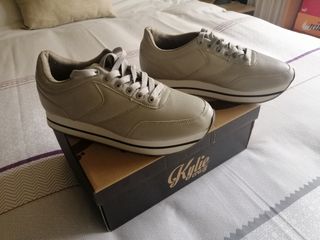 Zapatillas casual mujer grises