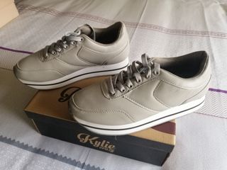 Zapatillas casual mujer grises