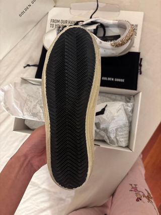 Golden Goose Super-star leather upper laminated