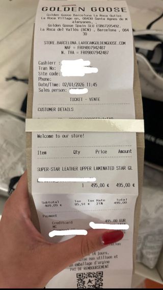 Golden Goose Super-star leather upper laminated