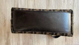 Borsa FF marrone e nera