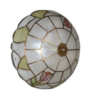 Plafoniera artigianale in madreperla molto rara.