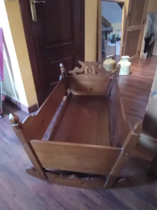 Cuna Mecedora Madera