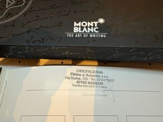 Montblanc Noblesse Oblige Rossa Oro Penna