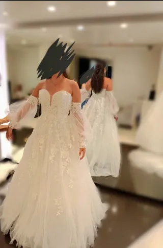 Vestido de Novia Rosa Clara Blanco