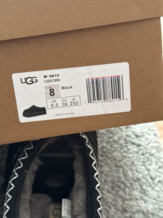 Ugg Tazz Botines Negros Talla 39