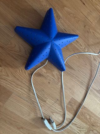 Lámpara Estrella Ikea Azul