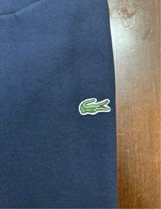 Felpa Lacoste Uomo Blu Logo