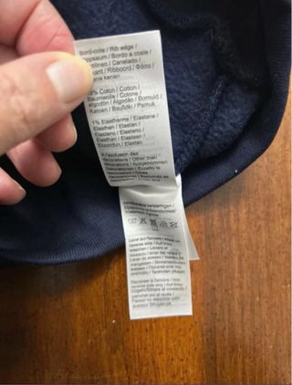 Felpa Lacoste Uomo Blu Logo