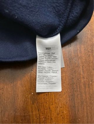 Felpa Lacoste Uomo Blu Logo