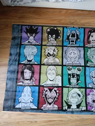 Póster My Hero Academia Marco de madera incluido