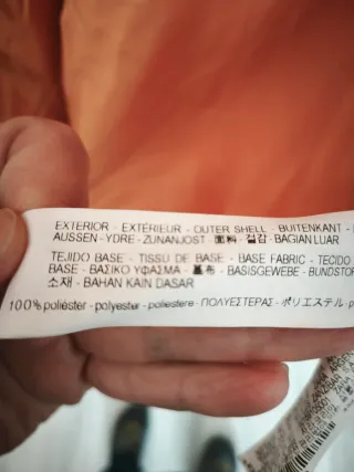 Cazadora invierno dorada