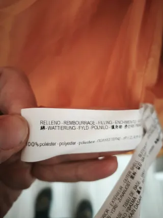 Cazadora invierno dorada