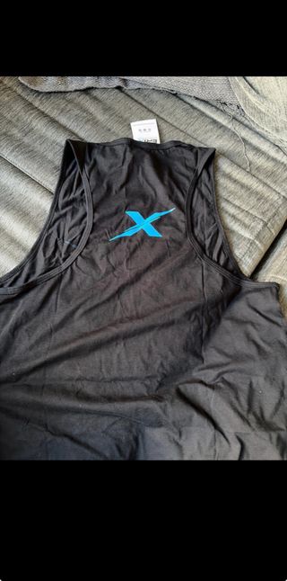 Camiseta tirantes ERIX + Toalla azul