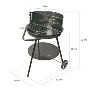 Barbacoa Carbón Habitex Supergrill 45