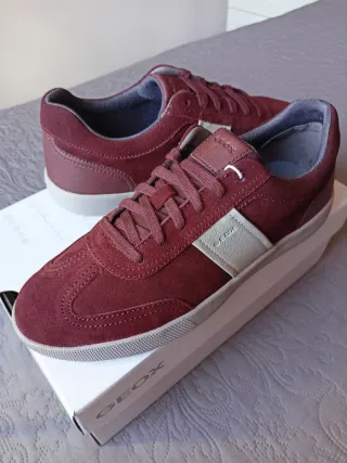 Zapatillas Geox Talla 43 Burdeos