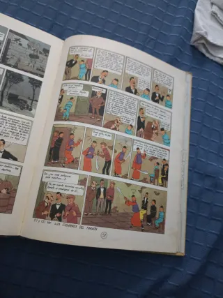 Tintin El loto azul 1ª edición