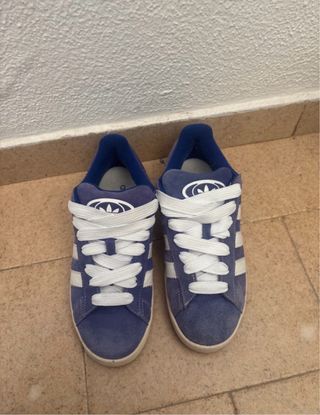 Adidas Campus Blu/Bianco Taglia 42