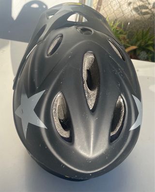 Casco integral bici MTB negro