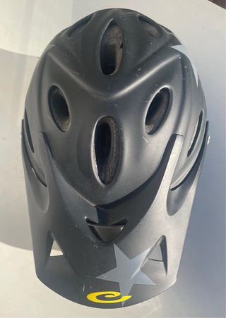 Casco integral bici MTB negro