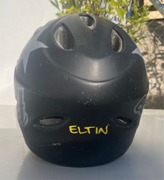 Casco integral bici MTB negro