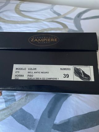 Zapatos Gianfranco Zampiere Negros