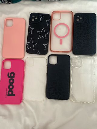 Pack 8 Fundas iPhone 11