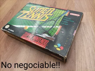 Super Nintendo Super Tennis PAL