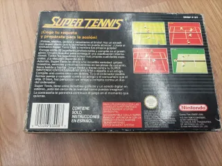 Super Nintendo Super Tennis PAL