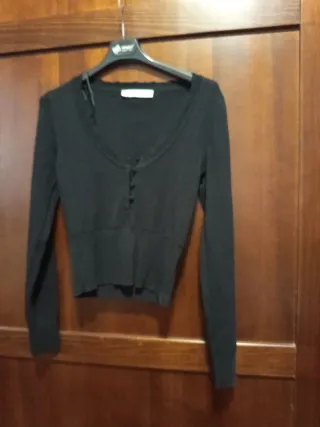 Maglietta Zara nera taglia S