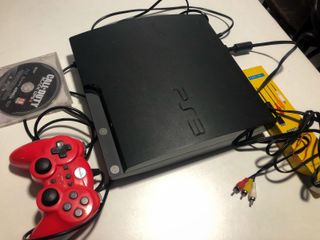 Consola Play Station 3 Slim 300GB Mando Juego Ps3