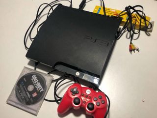 Consola Play Station 3 Slim 300GB Mando Juego Ps3