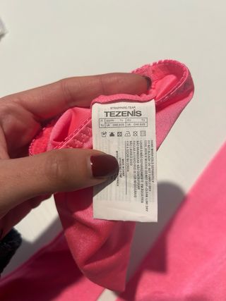 Guanti lunghi Tezenis taglia unica rosa