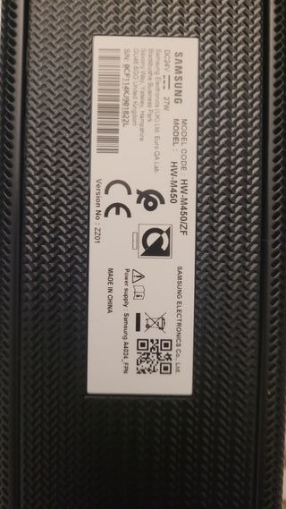 Barra de Sonido Samsung HW-M450 Negra